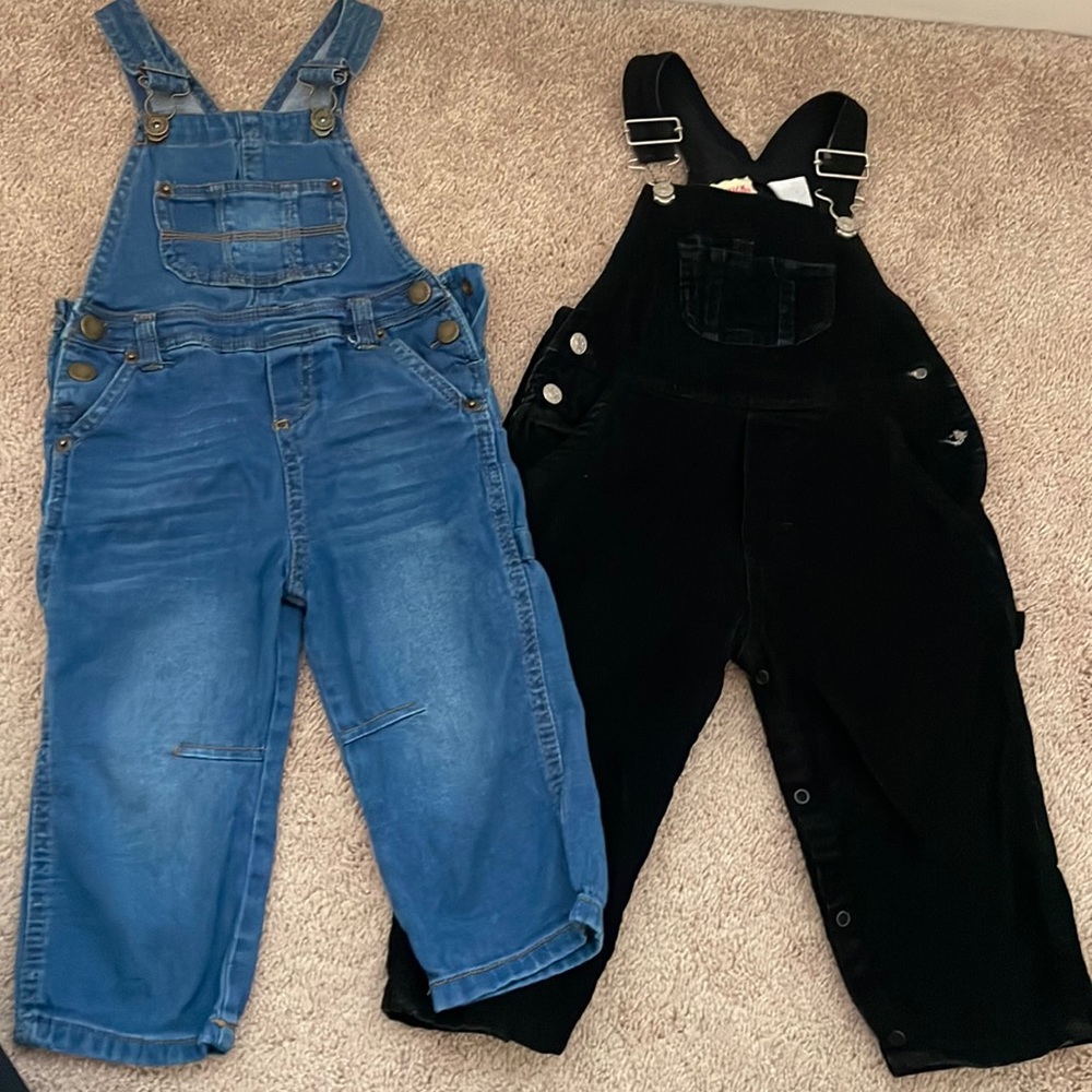 Two pairs of overalls